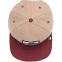 brazowo-czerwona-czapka-z-plaskim-daszkiem-snapback-kon-stallion-free-rider-the-farm-flats-od-goorin-bros