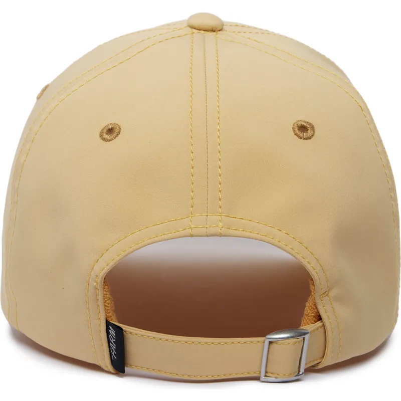 gelbe-gebogene-verstellbare-kappe-biene-boss-honey-love-the-farm-lady-balls-von-goorin-bros