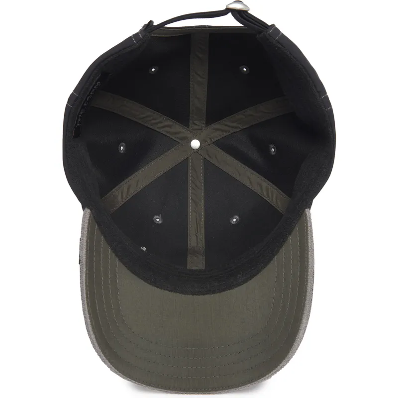 schwarze-verstellbare-curved-cap-schmetterling-long-live-the-queen-the-farm-lady-balls-von-goorin-bros