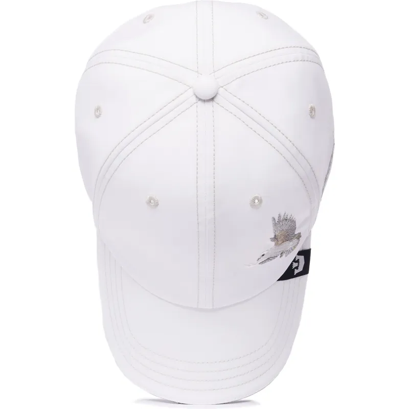 cappello-curvo-bianco-regolabile-paloma-2-blessed-2-b-stressed-the-farm-lady-balls-di-goorin-bros