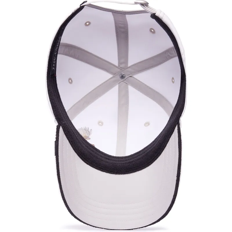 cappello-curvo-bianco-regolabile-paloma-2-blessed-2-b-stressed-the-farm-lady-balls-di-goorin-bros