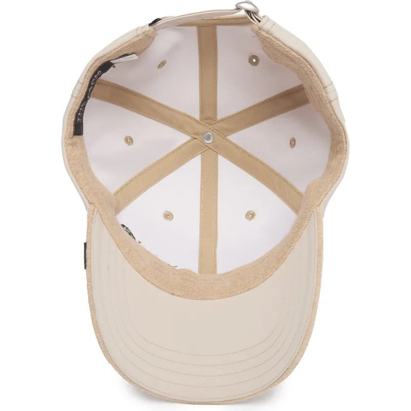 cappellino-curvo-beige-regolabile-farfalla-forever-fresh-the-farm-lady-balls-di-goorin-bros