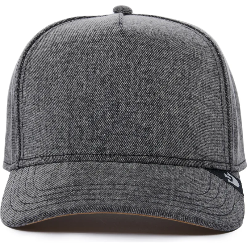 epci-curbata-gri-snapback-the-farm-nude-denim-the-farm-de-goorin-bros