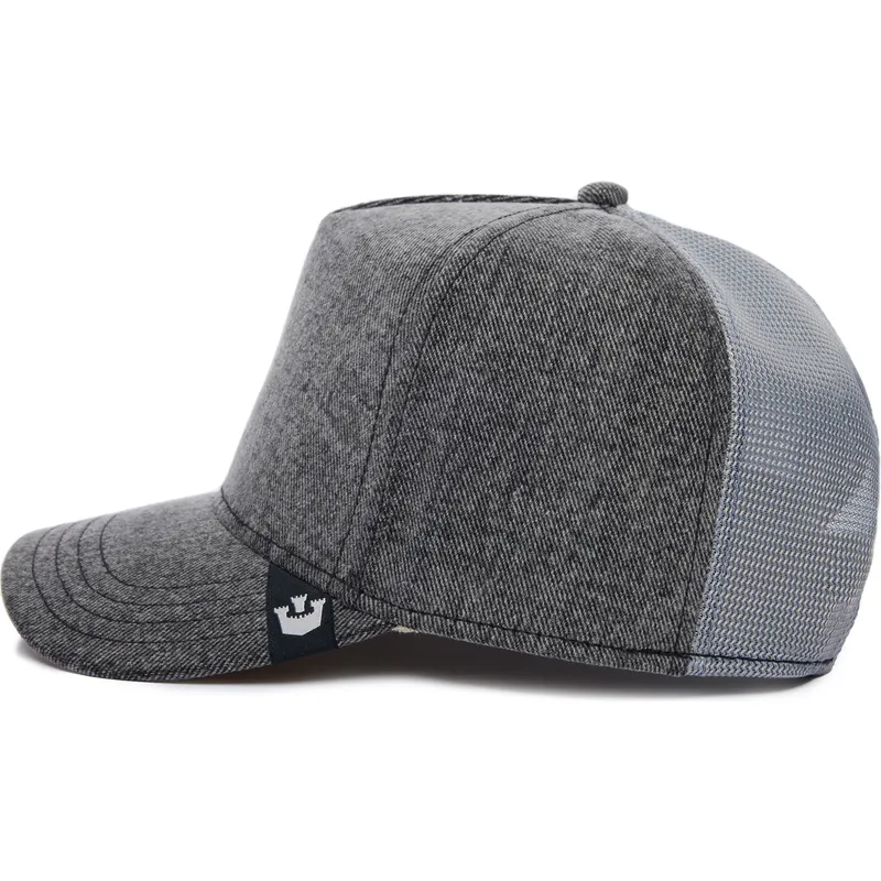 epci-curbata-gri-snapback-the-farm-nude-denim-the-farm-de-goorin-bros