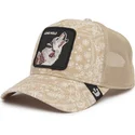 cappellino-trucker-beige-lupo-lone-wolf-sign-o-the-times-the-farm-paisley-di-goorin-bros