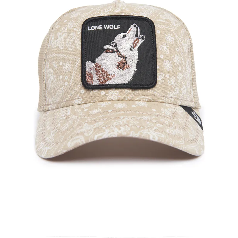 cappellino-trucker-beige-lupo-lone-wolf-sign-o-the-times-the-farm-paisley-di-goorin-bros