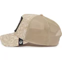 trucker-cap-beige-wolf-lone-wolf-sign-o-the-times-the-farm-paisley-von-goorin-bros