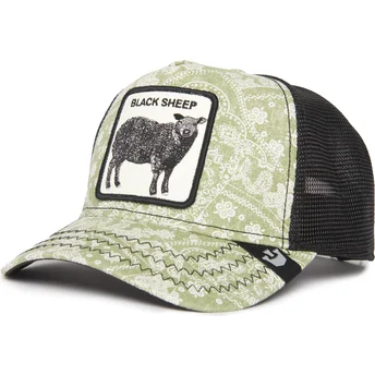 Trucker-Cap grün und schwarz Schaf Black Sheep Parade The...