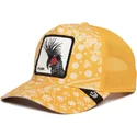 cappellino-trucker-giallo-uccello-punk-spray-paint-arch-the-farm-paisley-di-goorin-bros
