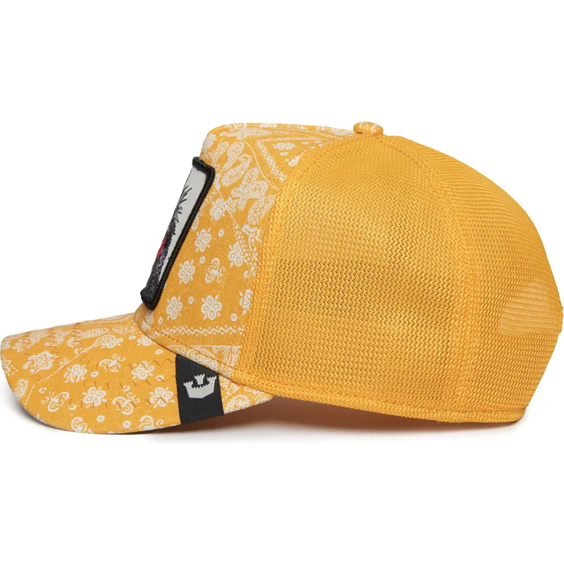 epci-curbata-galben-snapback-punk-spray-paint-arch-the-farm-paisley-the-farm-de-goorin-bros