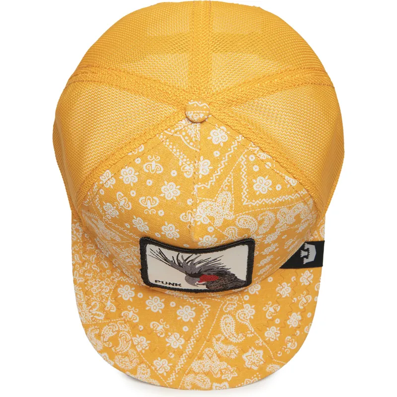 epci-curbata-galben-snapback-punk-spray-paint-arch-the-farm-paisley-the-farm-de-goorin-bros
