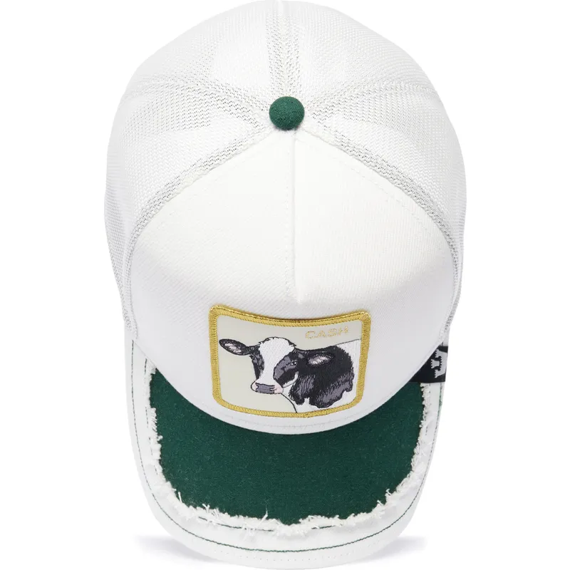 epci-curbata-alb-snapback-cash-silky-cow-the-farm-silky-roots-the-farm-de-goorin-bros
