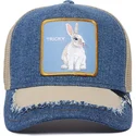goorin-bros-bla-och-beige-truckerkeps-tricky-silky-rabbit-the-farm-silky-roots