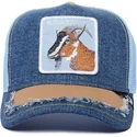 epci-curbata-albastru-snapback-goat-silky-goat-the-farm-silky-roots-the-farm-de-goorin-bros