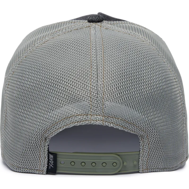 cappellino-trucker-nero-e-grigio-pecora-silky-sheep-the-farm-silky-roots-di-goorin-bros