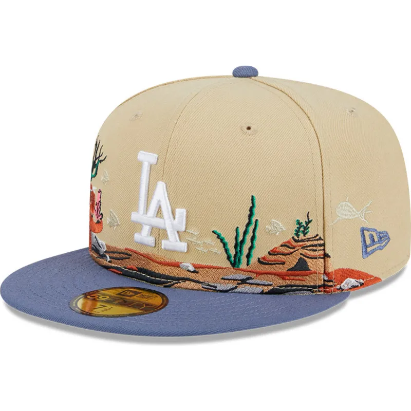 epci-plata-maro-fitted-59fifty-team-landscape-de-los-angeles-dodgers-mlb-de-new-era