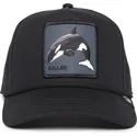 epci-curbata-negru-snapback-killer-whale-100-the-farm-all-over-canvas-the-farm-de-goorin-bros