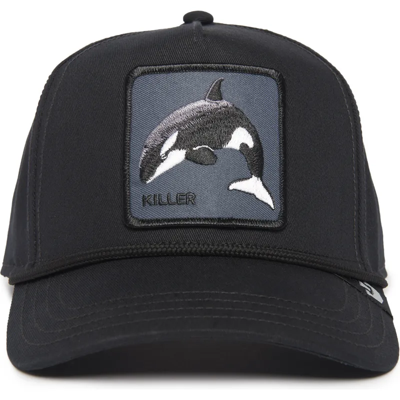 epci-curbata-negru-snapback-killer-whale-100-the-farm-all-over-canvas-the-farm-de-goorin-bros