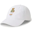 epci-curbata-alb-reglabila-classic-sport-bear-de-polo-ralph-lauren
