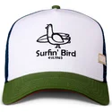 coastal-surfin-bird-hft-white-blue-and-green-trucker-hat