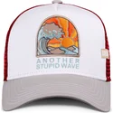 epci-curbata-papagal-snapback-stupid-wave-hft-de-coastal