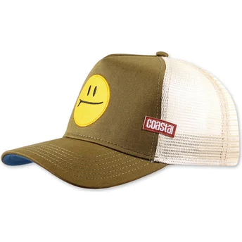 Czapka trucker zielono-biała Surf & Smile HFT od Coastal
