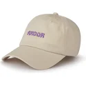 cappello-curvo-beige-regolabile-amour-de-pica-pica