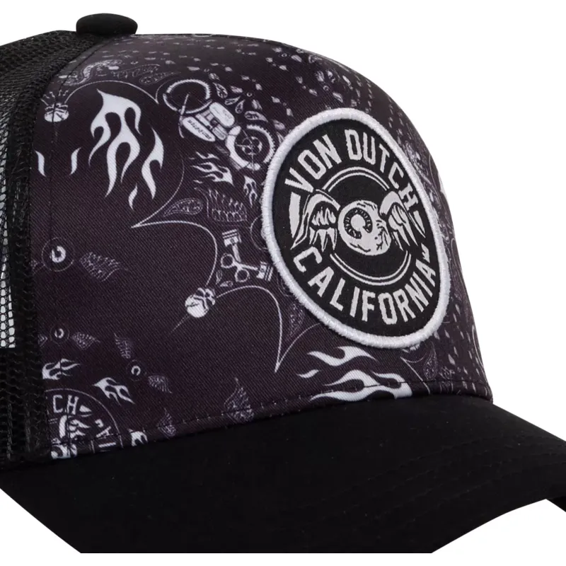 cap-curbata-black-snapback-de-von-dutch