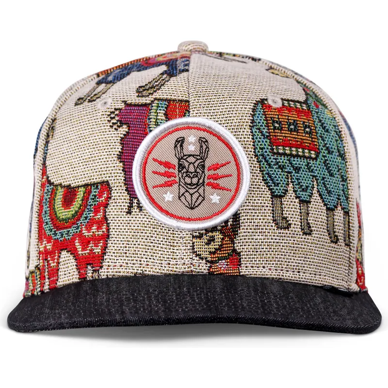 epci-curbata-bej-snapback-lama-linen-de-djinns