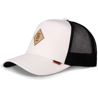 Șepci curbată alb snapback HFT Cotton Knit de Djinns