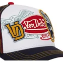 cappellino-trucker-bianco-e-blu-navy-bad-ct-di-von-dutch