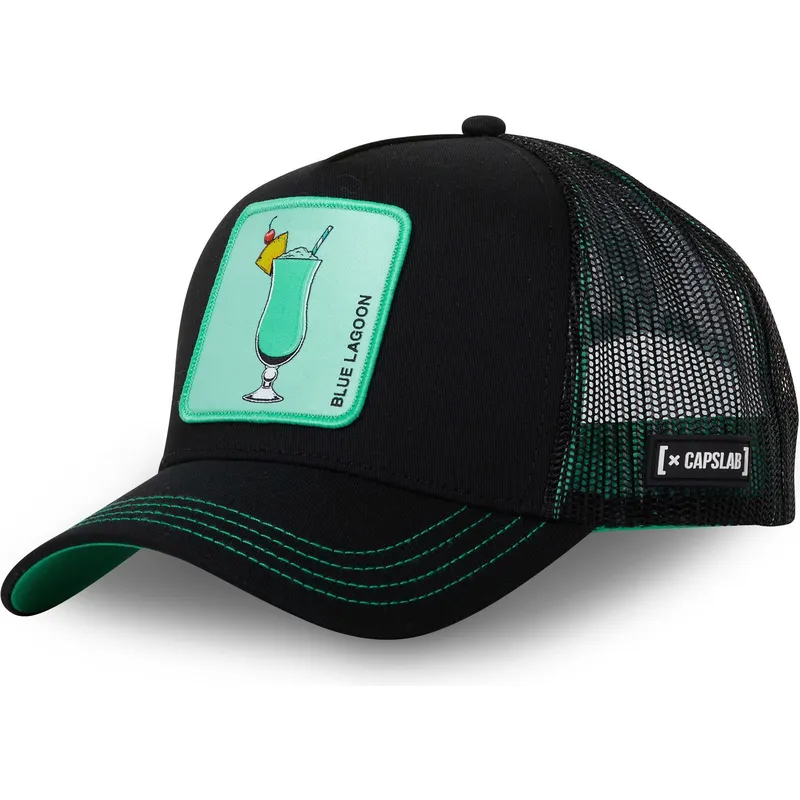 epci-curbata-negru-snapback-la1-blue-lagoon-cocktails-de-capslab