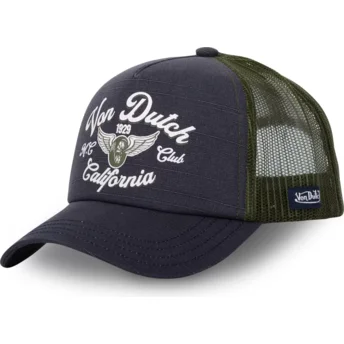 Καπέλο trucker γκρι και πράσινο CREW11 της Von Dutch