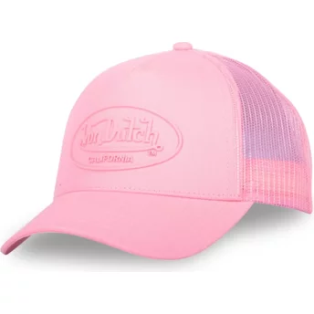 Von Dutch LOG03 Pink Trucker Hat