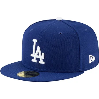 Șepci plată albastru fitted 59FIFTY Authentic On Field Game de Los Angeles Dodgers MLB de New Era