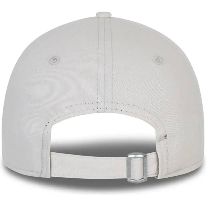 new-era-mlb-new-york-yankees-9forty-tonal-damen-verstellbare-graue-kappe-mit-grauem-logo