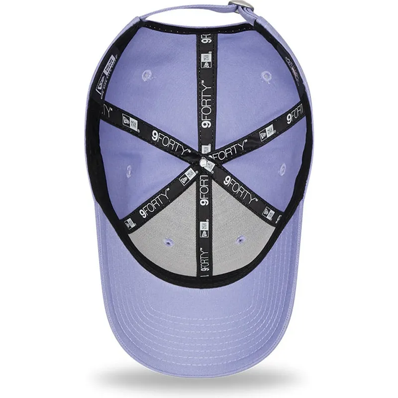 cappellino-viola-curvo-regolabile-da-donna-9forty-league-essential-dei-new-york-yankees-mlb-di-new-era