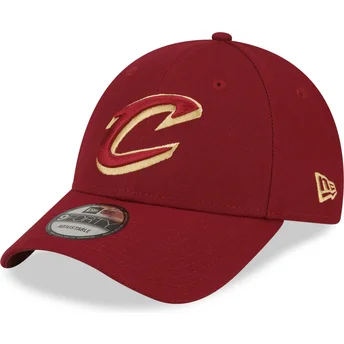 Șepci curbată roșu reglabilă 9FORTY The League de Cleveland Cavaliers NBA de New Era