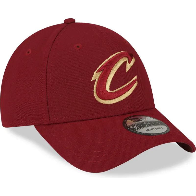 verstellbare-rote-9forty-the-league-cap-der-cleveland-cavaliers-nba-von-new-era