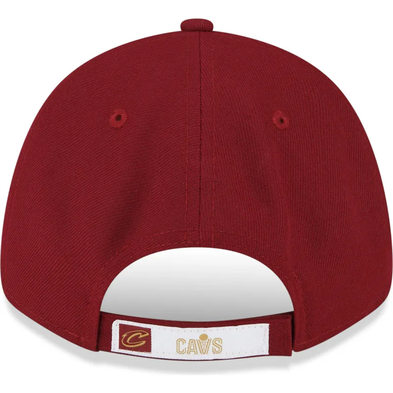verstellbare-rote-9forty-the-league-cap-der-cleveland-cavaliers-nba-von-new-era