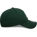 cappellino-con-visiera-curva-verde-scuro-regolabile-9forty-league-essential-di-new-york-yankees-mlb-di-new-era