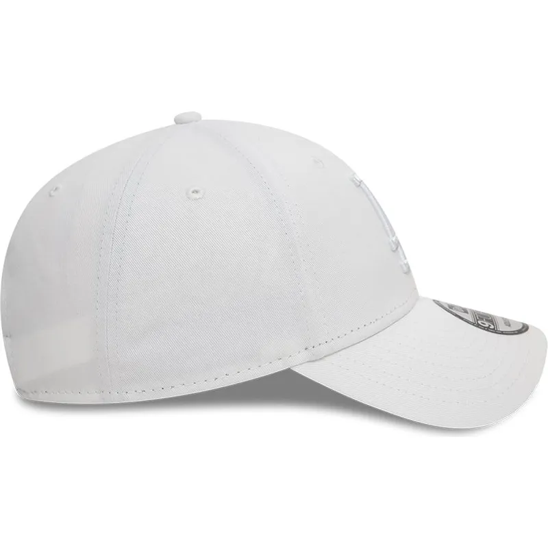 cappellino-curvo-bianco-regolabile-con-logo-bianco-9forty-league-essential-dei-los-angeles-dodgers-mlb-di-new-era