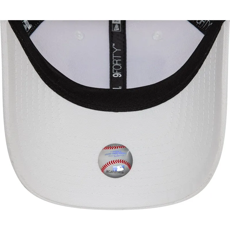 cappellino-curvo-bianco-regolabile-con-logo-bianco-9forty-league-essential-dei-los-angeles-dodgers-mlb-di-new-era