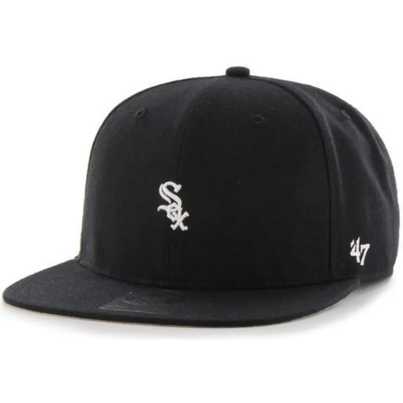 epci-plata-negru-snapback-de-chicago-white-sox-mlb-de-47-brand