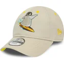epci-curbata-bej-reglabila-pentru-copii-9forty-character-de-pinguino-de-new-era