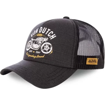Șepci curbată negru snapback CREW9 de Von Dutch