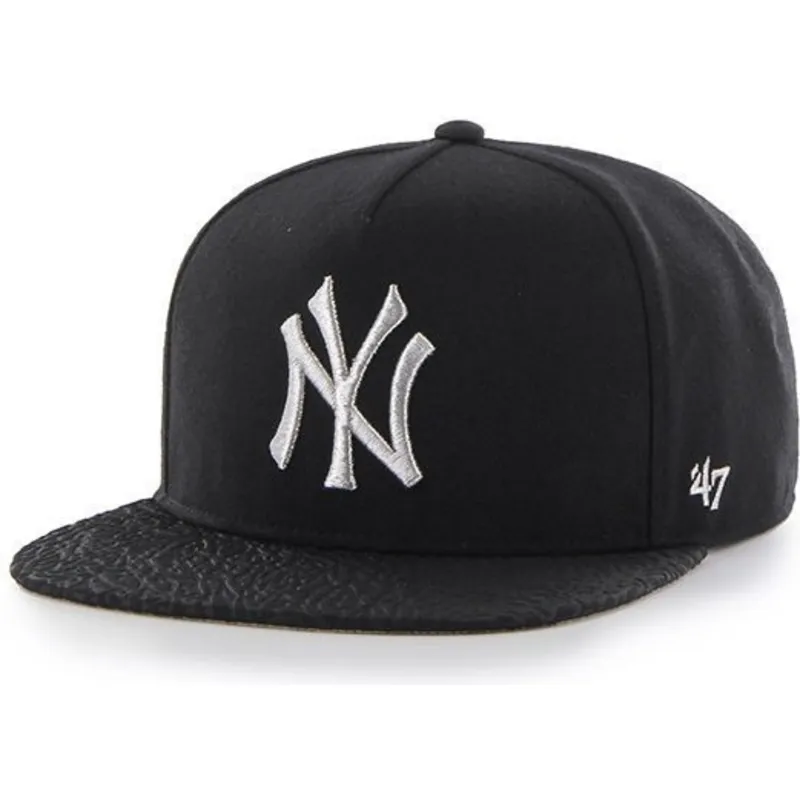 epci-plata-negru-snapback-de-new-york-yankees-mlb-de-47-brand