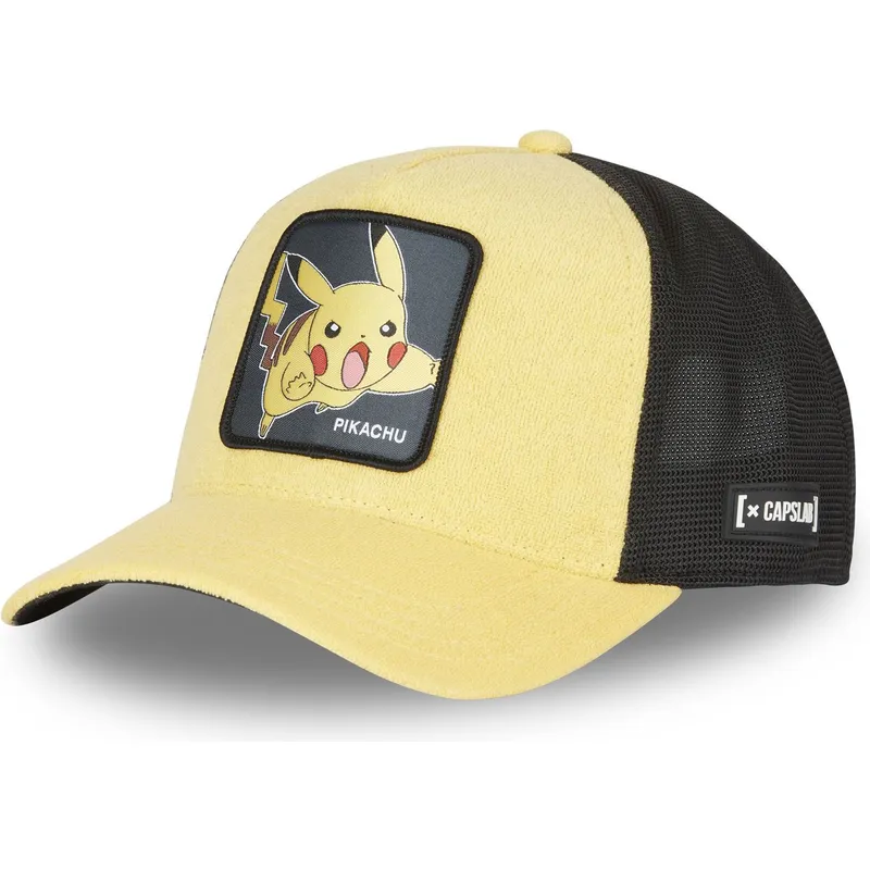 epci-curbata-galben-snapback-pik1-ct-pikachu-pokemon-de-capslab