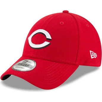 Röd justerbar kurvad keps 9FORTY The League från Cincinnati Reds MLB av New Era