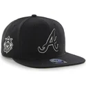 epci-plata-negru-snapback-de-atlanta-braves-mlb-de-47-brand